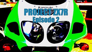 ZX7R Engine Removal - Ep2 | ZX7R Restoration | Tom's Workshop