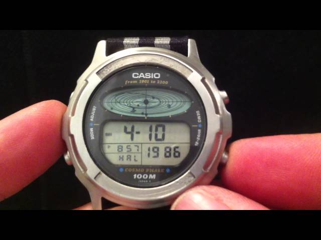 Casio Cosmo Phase CGW-500 - YouTube