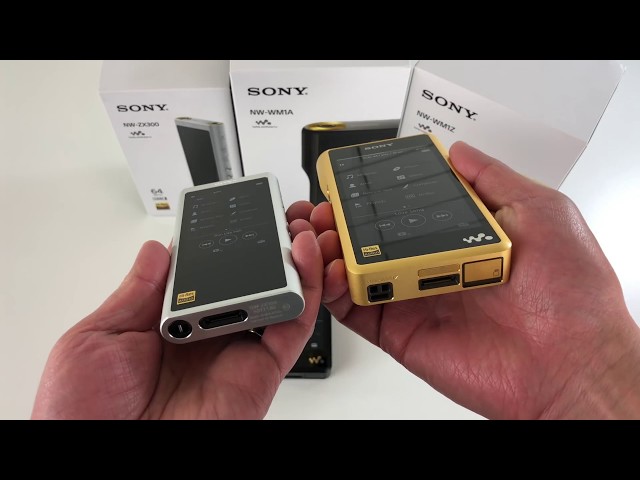 NEW! Sony NW-ZX300 Hi-Res Walkman Unboxing - YouTube