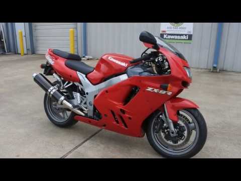 Vintage 1997 Kawasaki ZX9R Ninja in Firecracker Red - YouTube