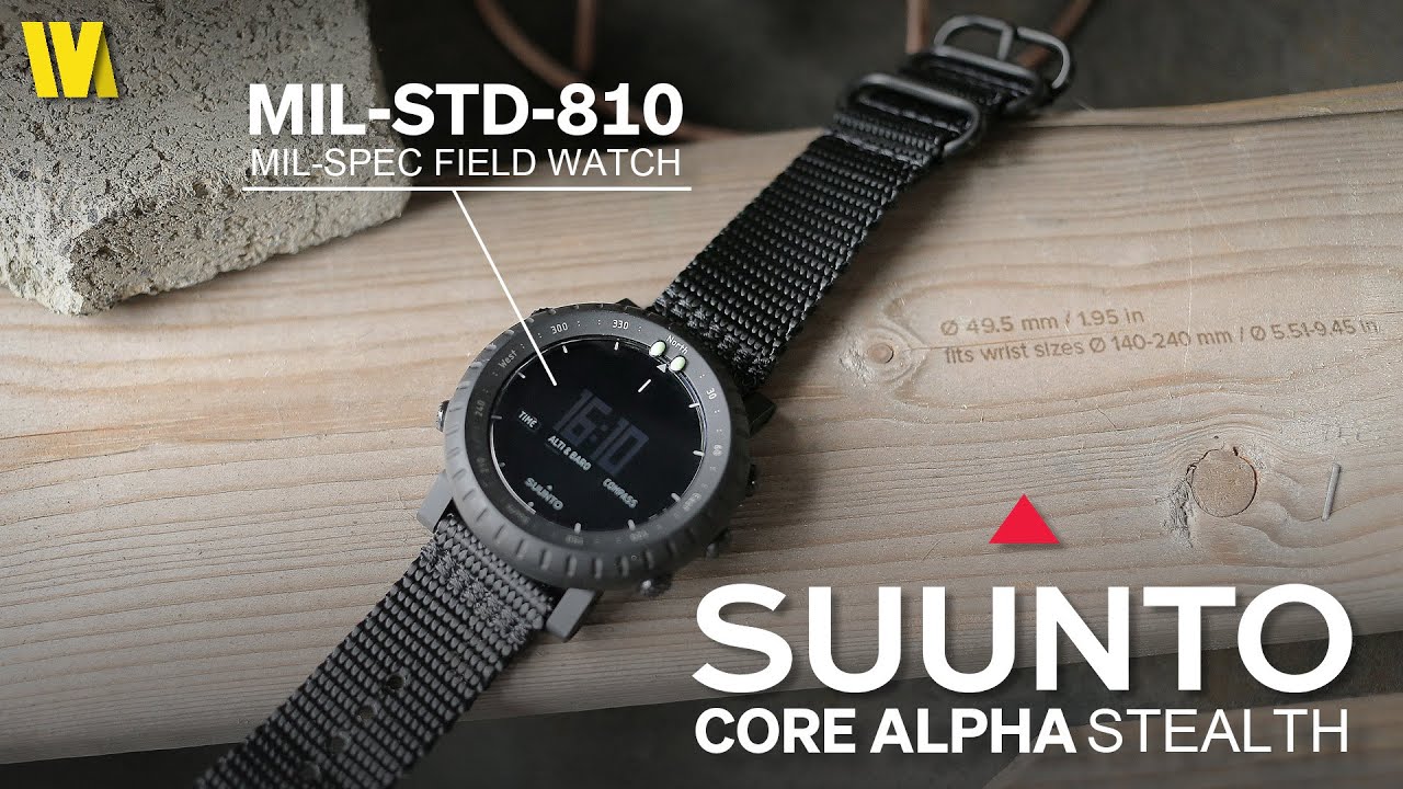 SUUNTO CORE ALPHA STEALTH | ミルスペックな腕時計入荷しました - YouTube