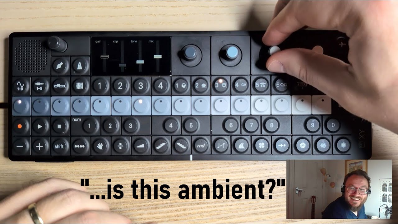 Using step components to make generative ambient music on the OP