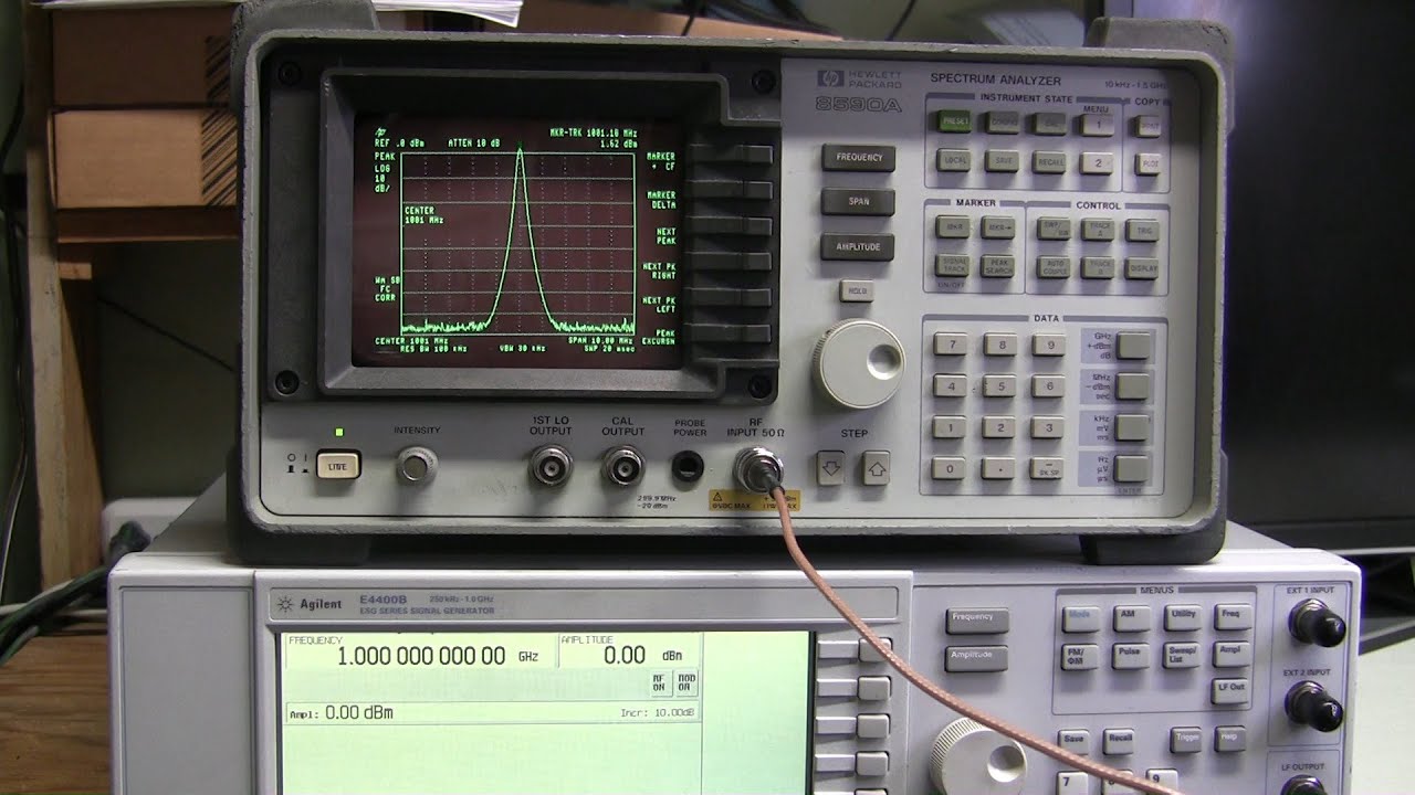 43 - HP 8590A spectrum analyzer repair - part 1 of 3 - YouTube