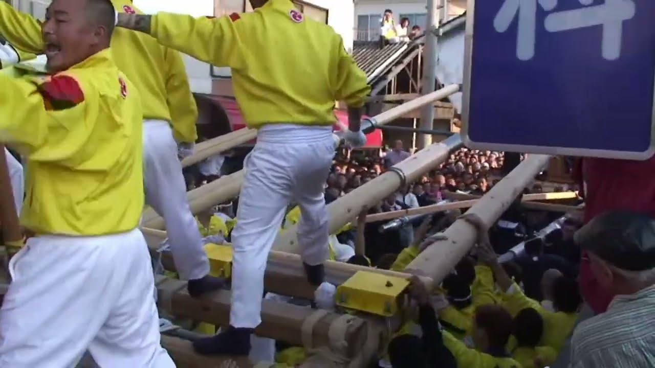 大江太鼓台特集 過去！最大の激戦！ 名場面集！ 大江VS西町 平成19年