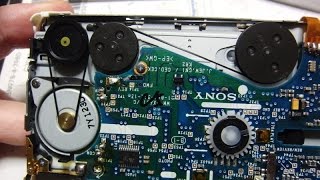 ウォークマンWM-EX651のゴムベルトの交換方法 - YouTube