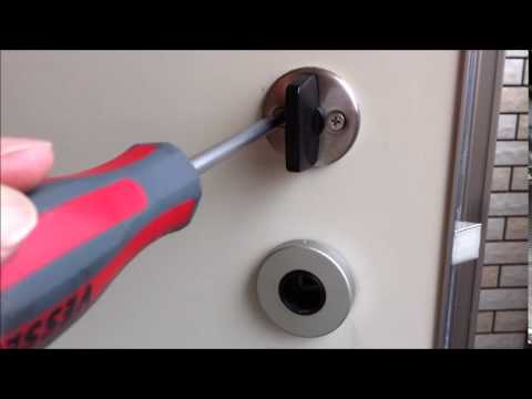 ALPHA,アルファ,edロックTXK 取付 DIYでの鍵交換を応援 - YouTube