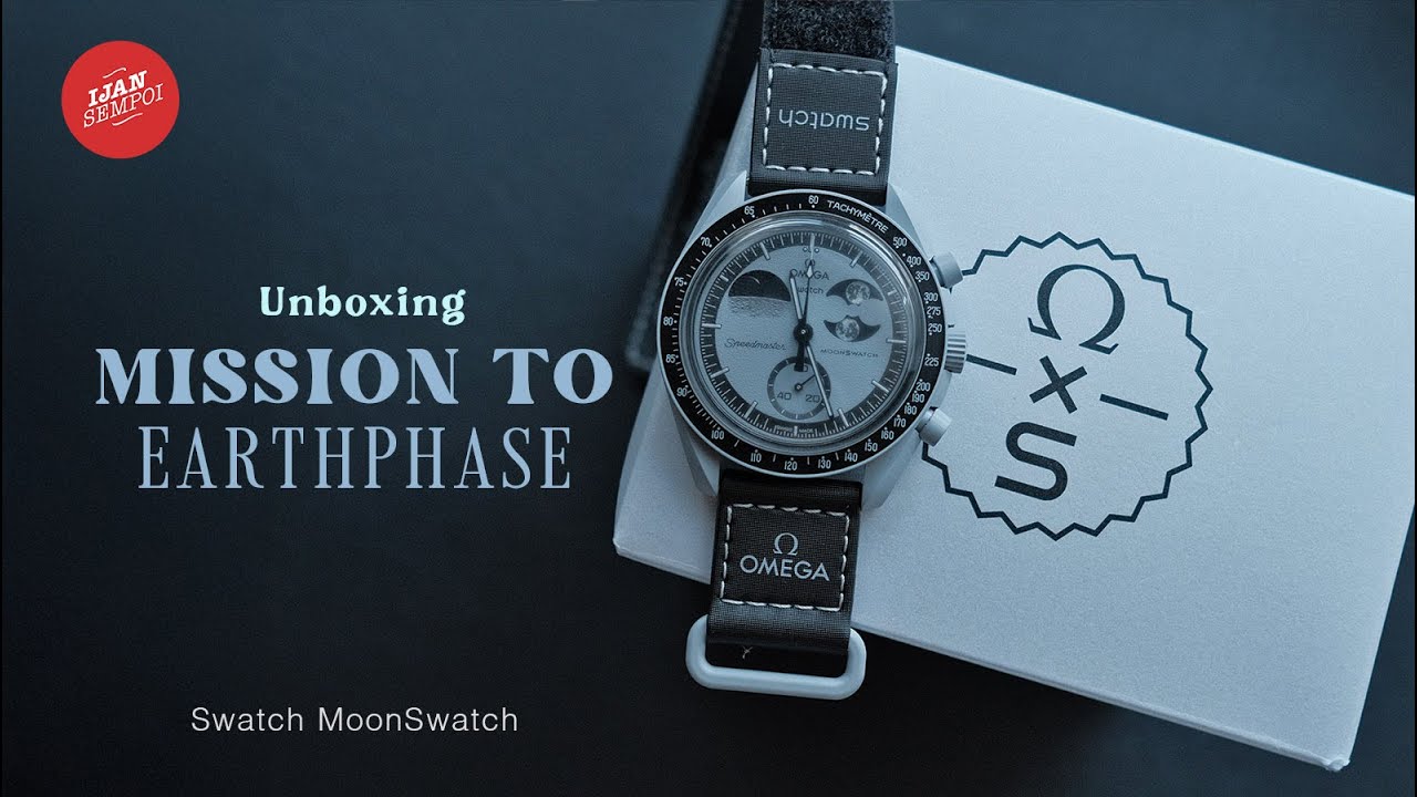 Swatch MoonSwatch Mission to EarthPhase Unboxing | Stunning Watch