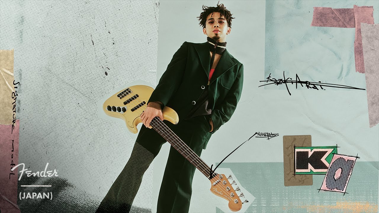 Deluxe Jazz Bass® V, Kazuki Arai Edition | Fender - YouTube