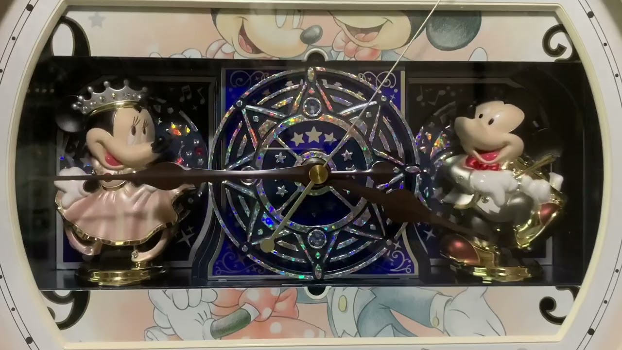 ディズニータイムFW561A［からくり時計］ - YouTube