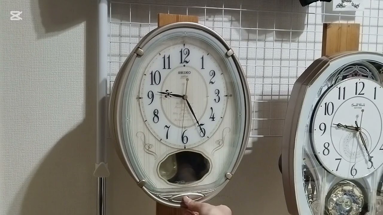 SEIKO EMBLEM HW467B メロディ時計 - YouTube