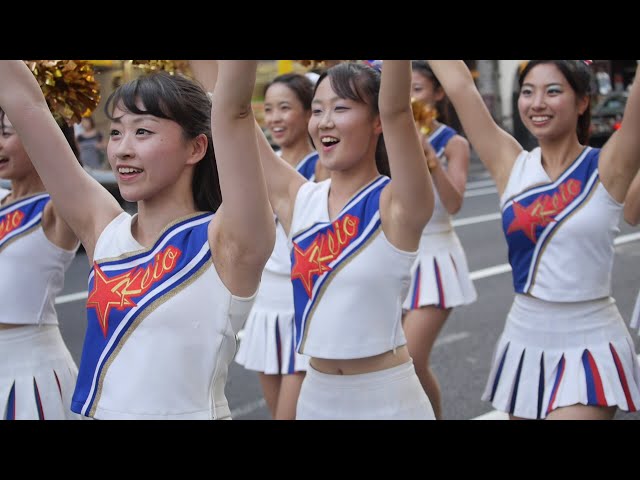 東京六大学野球2014春季リーグ戦優勝パレード 慶應義塾大学応援指導部