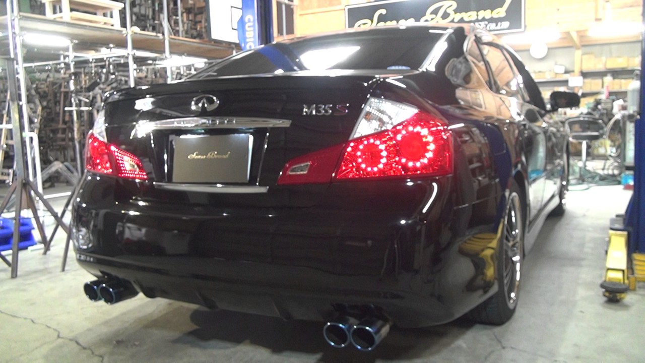 センスブランド マフラーサウンド Y50フーガ 350GT 後期 重低音