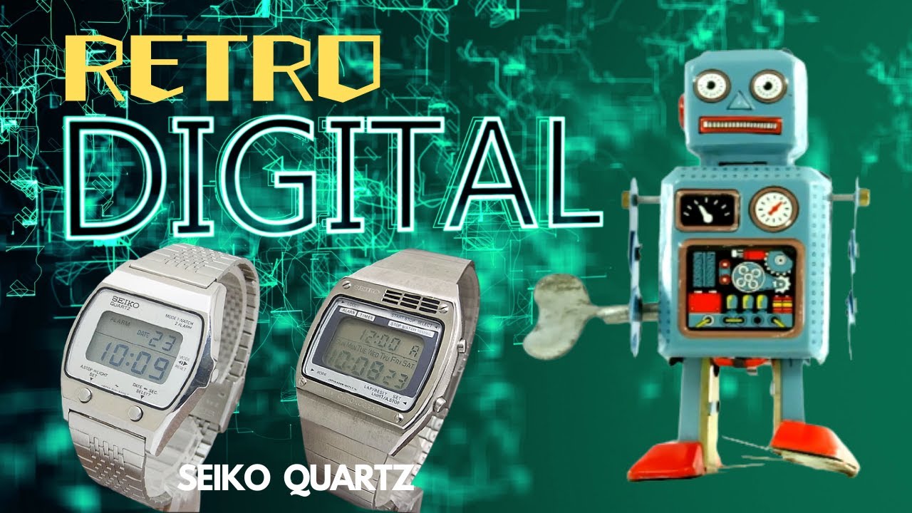 70年代 レトロなセイコー デジタルクオーツ 色褪せない古き良き時代の