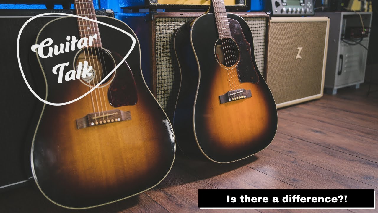 Guitar Talk - Epiphone Inspired By Gibson J45 vs 2016 Gibson J45