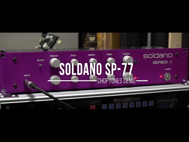 Soldano SP-77 | Guitar Preamplifier | Playthrough - YouTube