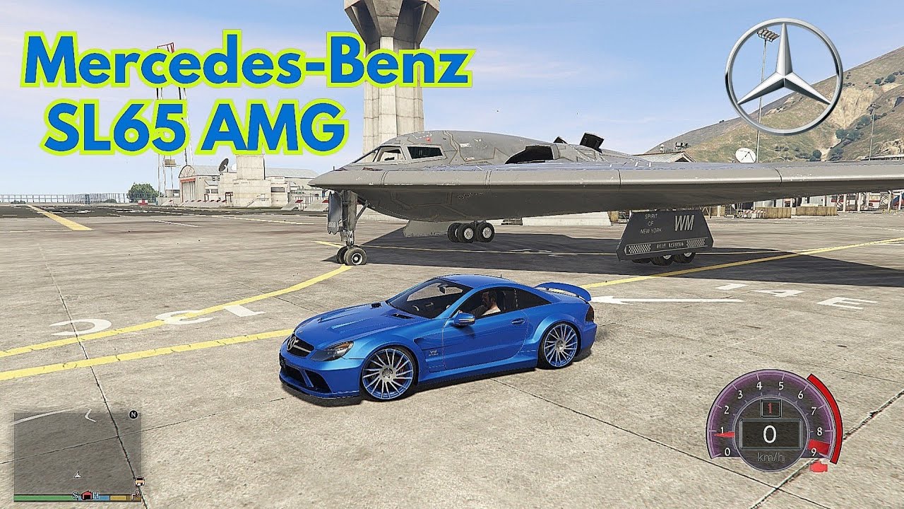 GTA 5 MERCEDES - BENZ SL65 AMG - YouTube