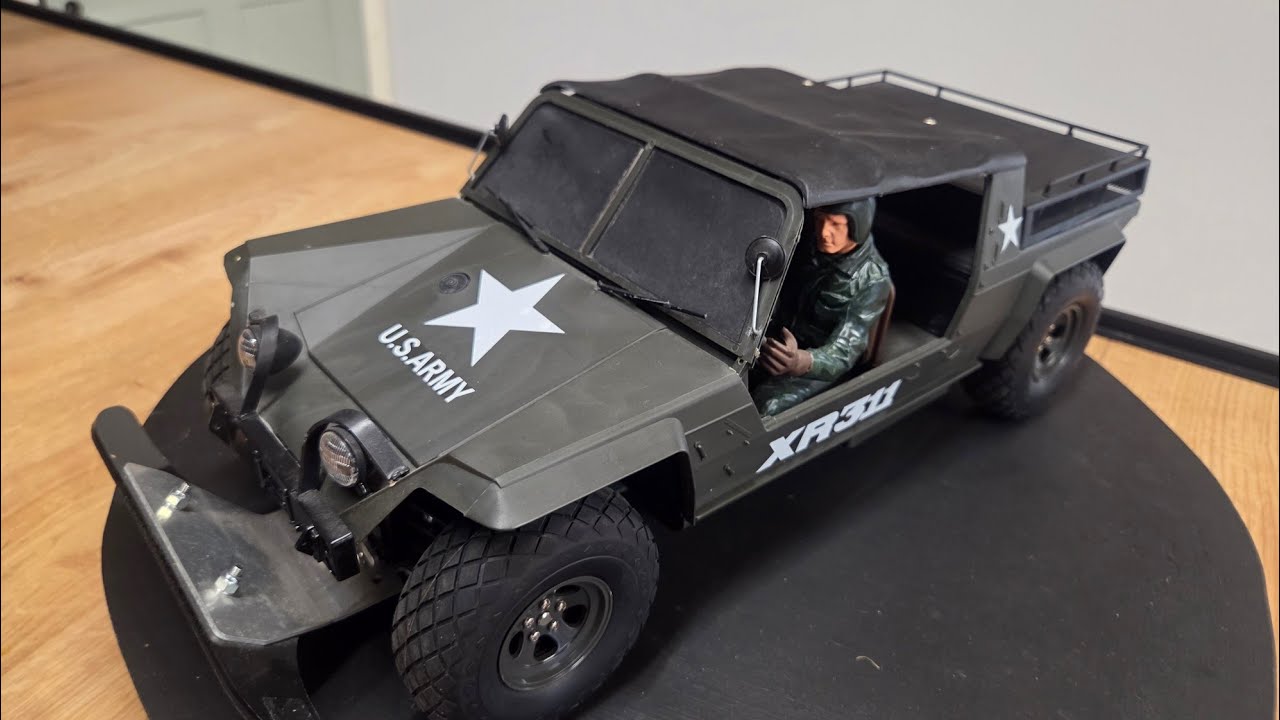 Super cool tamiya xr311 combat support vehicle run through - YouTube