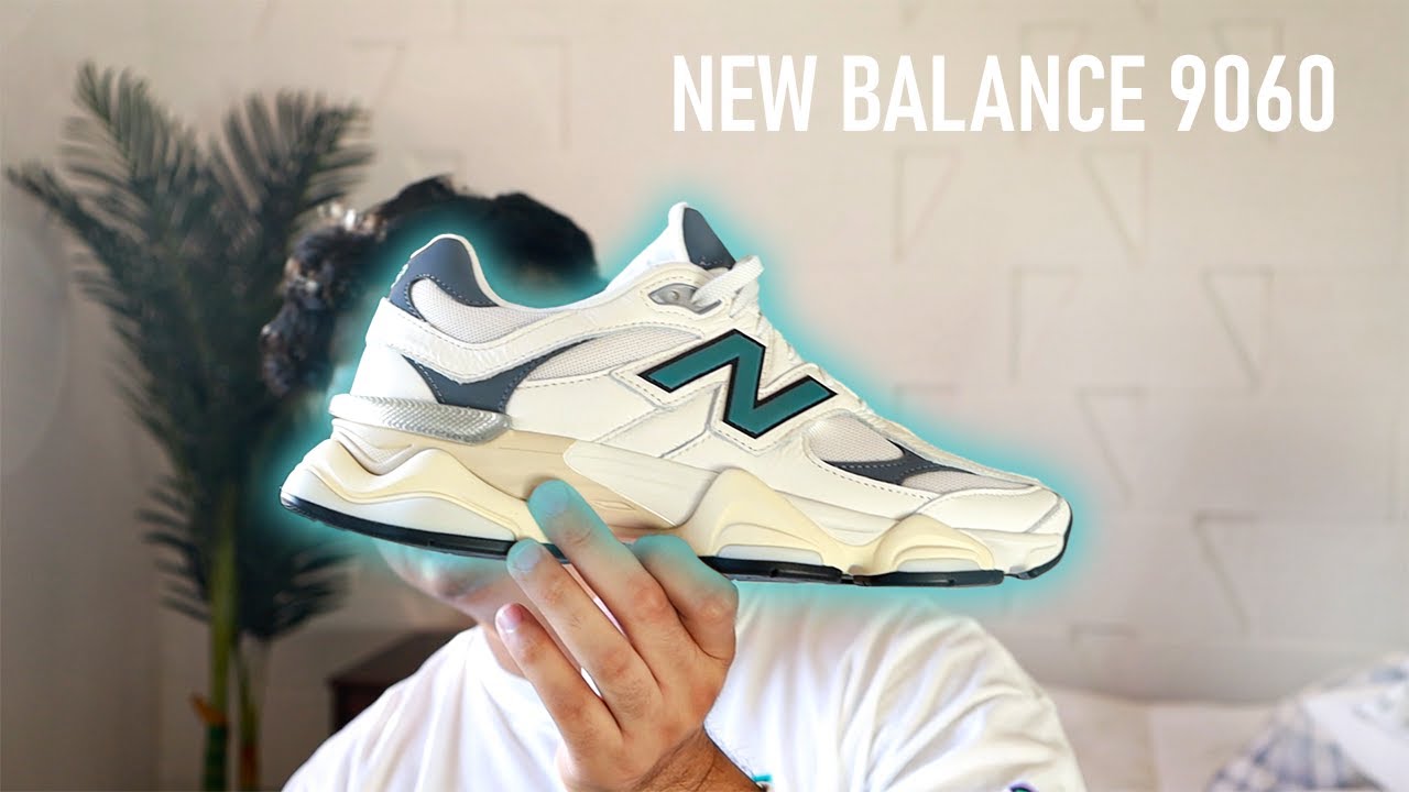New Balance 9060 White Green | Review & On Feet! - YouTube