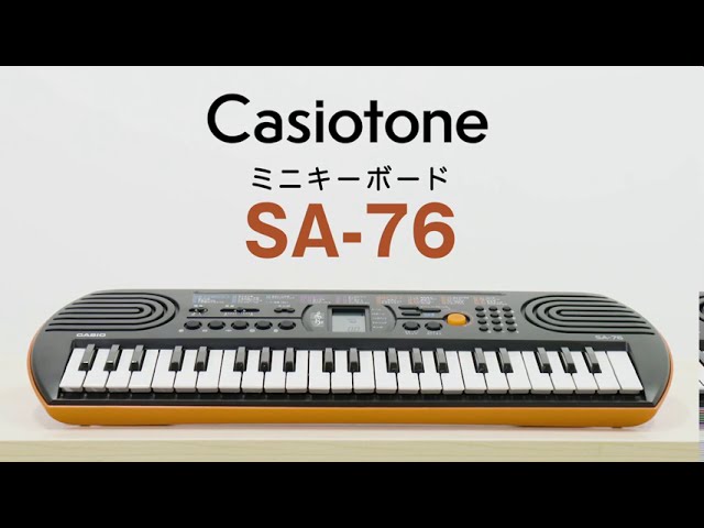 CASIO Casiotone ミニキーボード SA-76の楽しみ方 - YouTube