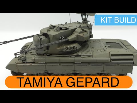 Tamiya 1/35 Gepard Flakpanzer Build - YouTube