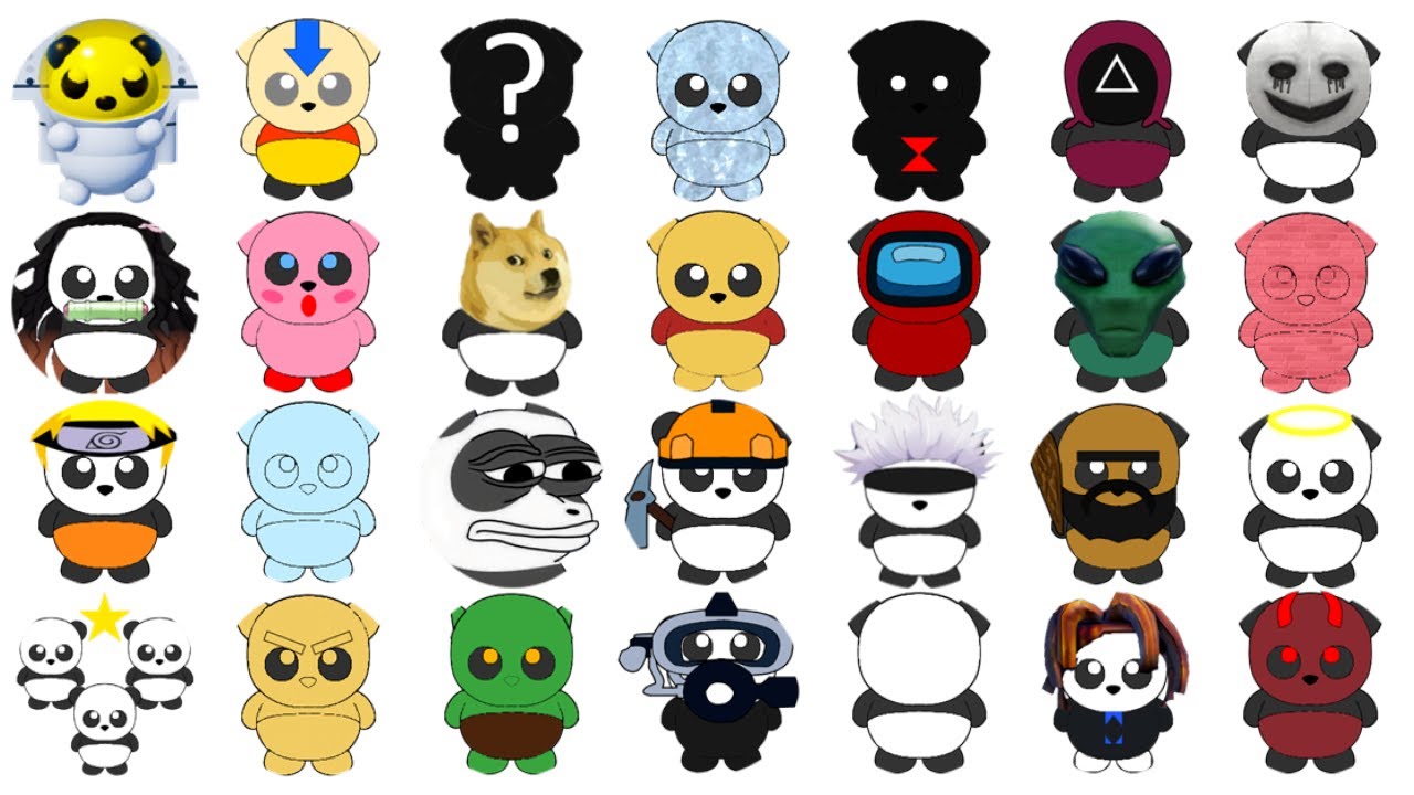 How to get ALL 174 PANDAS and BADGES in FIND THE PANDAS! [ROBLOX