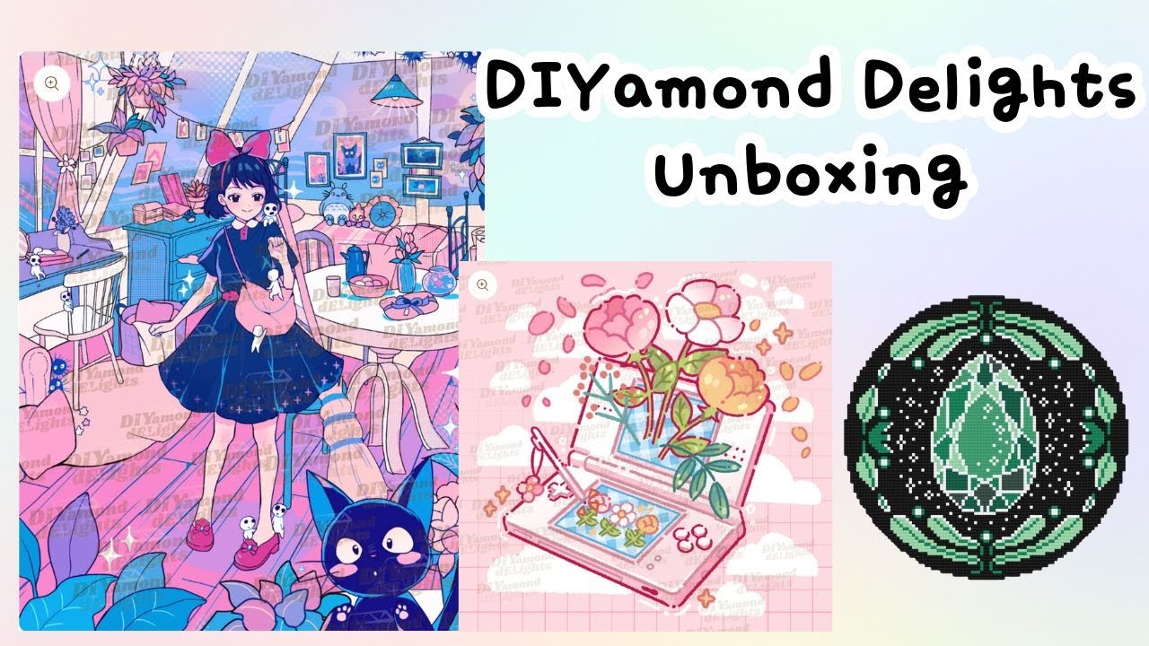 SPOILER mystery kit - halloween by bonnie white | diamond art club