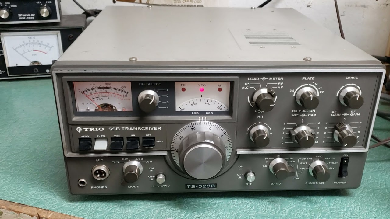 Trio TS-520D HF Transceiver (Kenwood TS-520) - YouTube