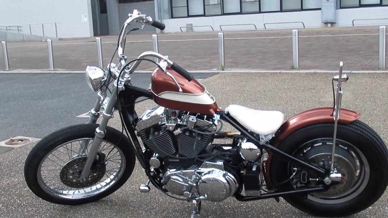 スポーツスター リジット試運転 2％ER ハードテール ハーレー