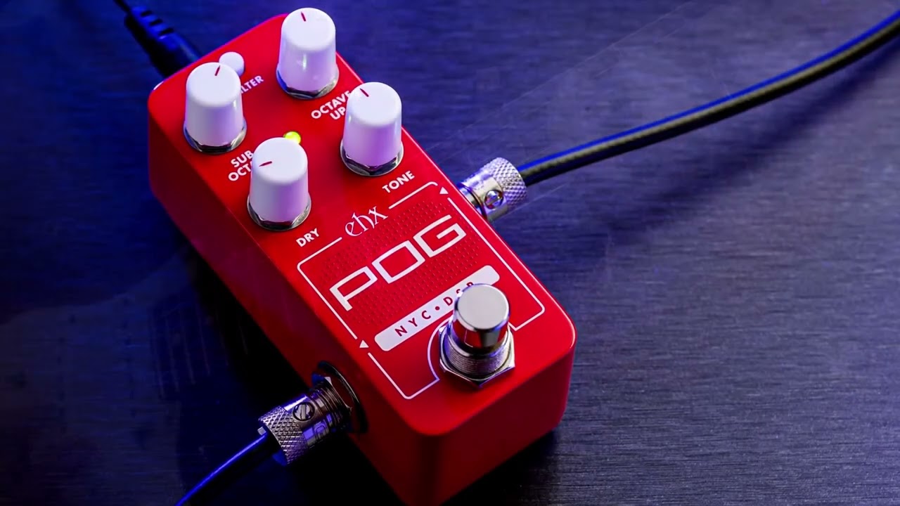 日本語字幕】Electro Harmonix Pico POG Polyphonic Octave Pedal EHX