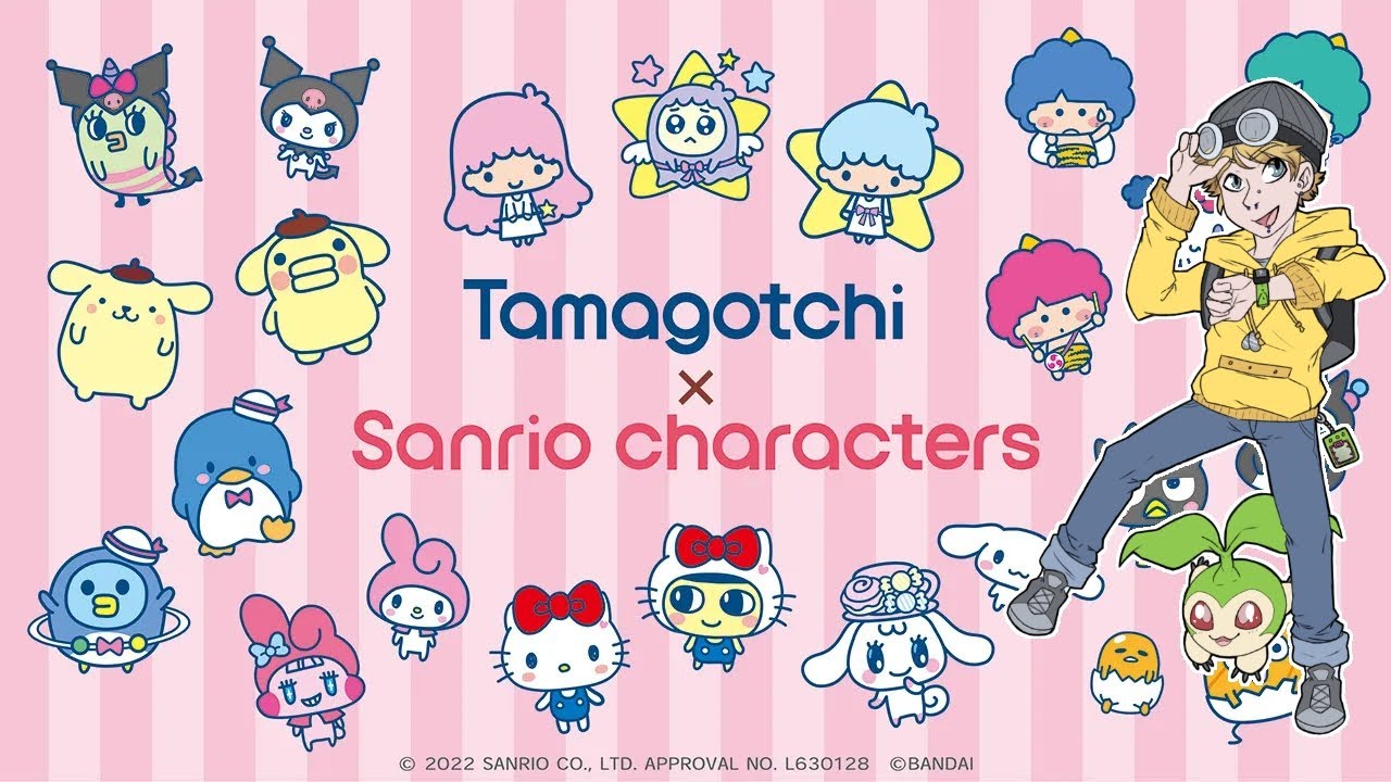 Tamagotchi Smart TamaSma Card Sanrio Characters - YouTube