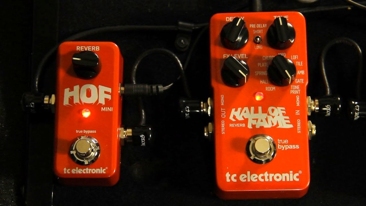 TC Electronic Hall of Fame Mini Reverb Demo : The HOF Tone Print