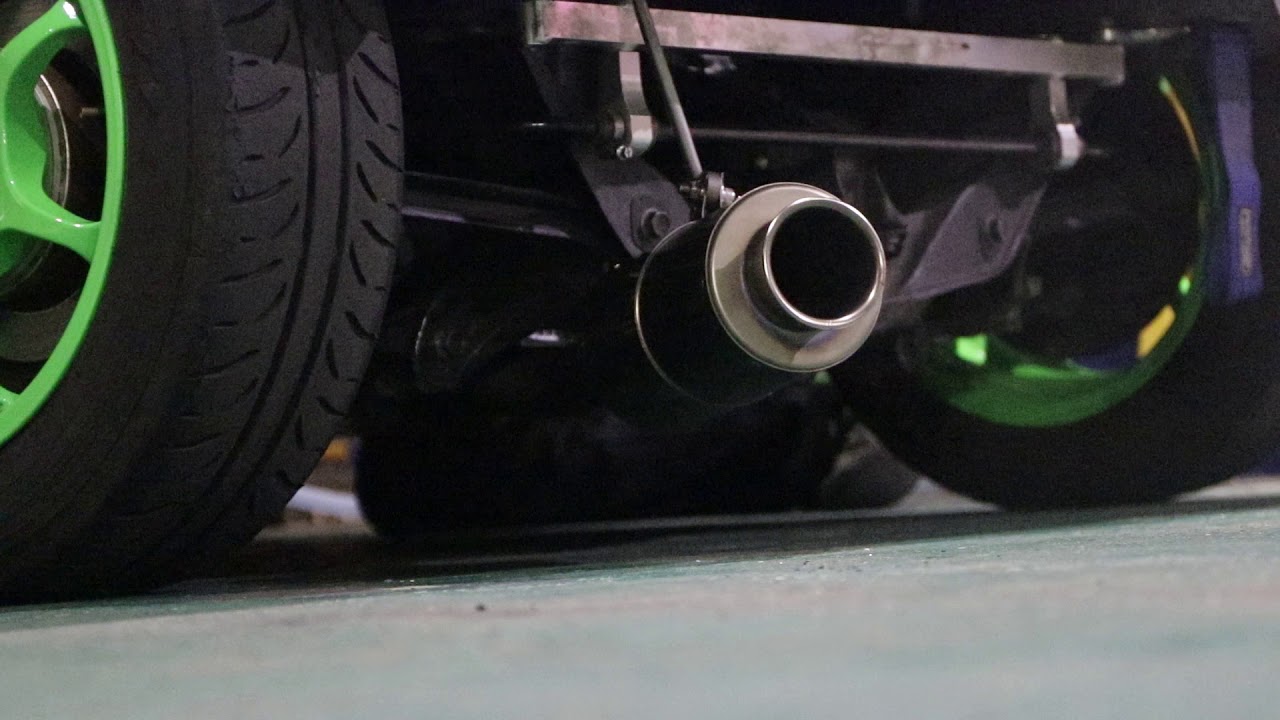 ビート】【軽量化】マフラー交換 RSマッハN1セミチタン Part.1（ホンダ