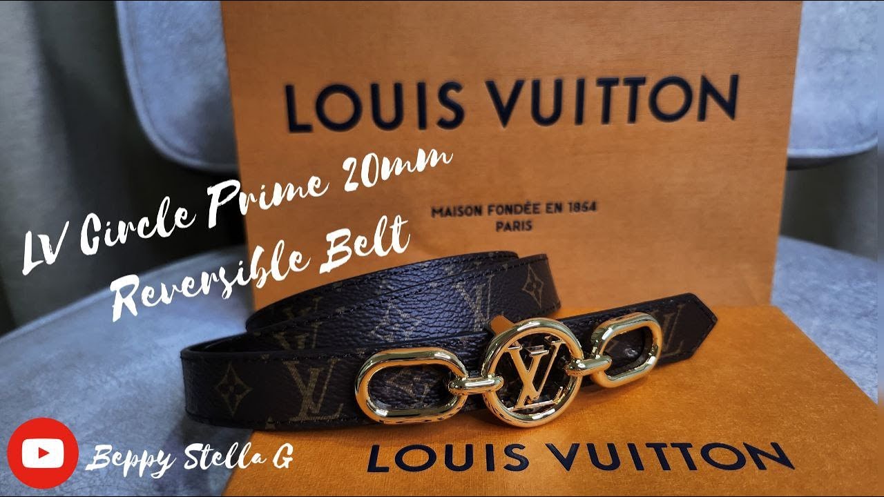 LOUIS VUITTON CIRCLE PRIME 20MM REVERSIBLE BELT | BSG Luxury