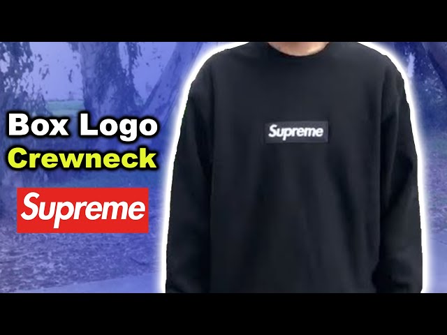 SUPREME BOX LOGO CREWNECK REVIEW/COMPARISON HOW TO LEGIT CHECK