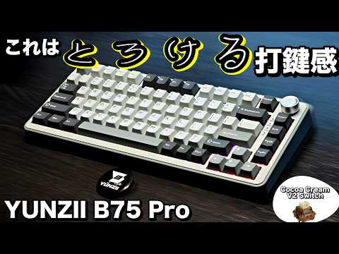 YUNZII B75 Pro: A 75% keyboard layout with a touch that melts your