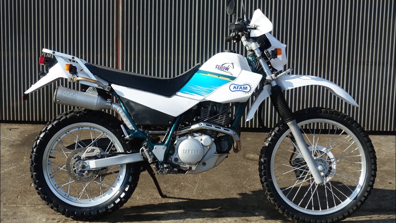 ヤマハ☆セロー225WE 4JG5 (4JG-1616)☆スーパートラップ製 アップ