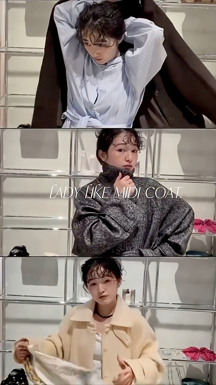 Ameri】LADY LIKE MIDI COAT #shorts - YouTube