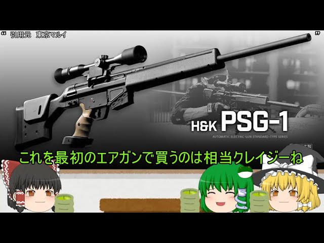 19 【G3＆MP5③ PSG1編】霊夢、マルイ製エアガンについて解説される