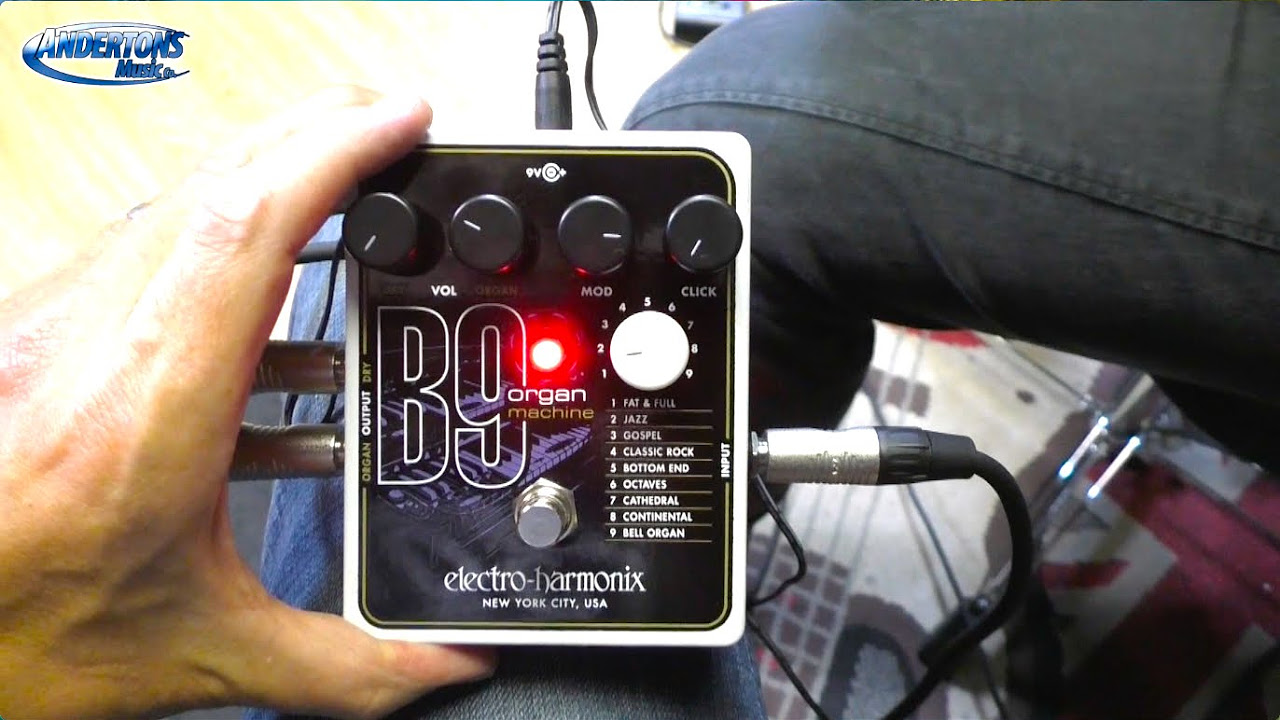 Electro Harmonix B9 Organ Simulator Guitar Pedal - YouTube