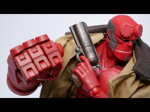 1000toys ヘルボーイ開封！たった10分で大事な右手が大ピンチに