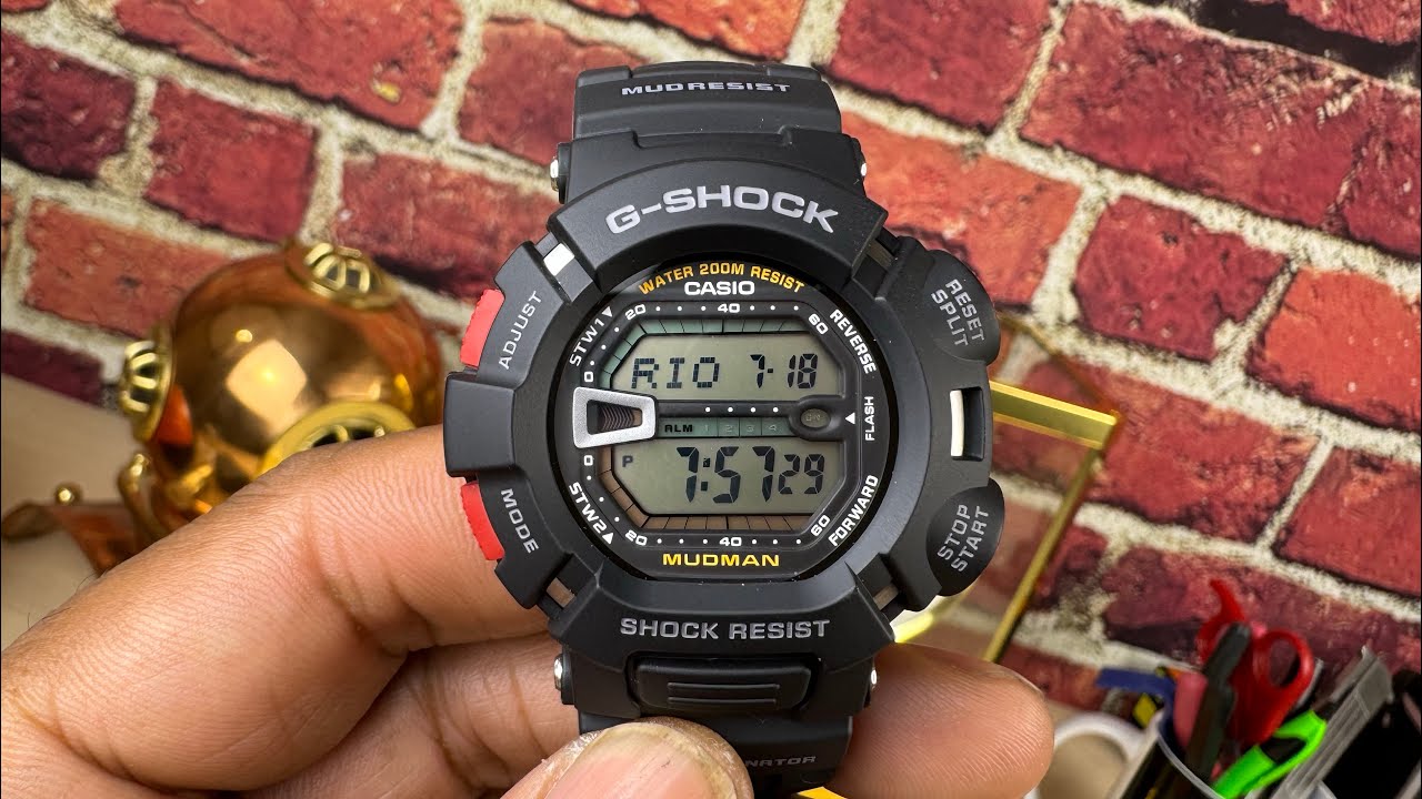 G-Shock G9000-1V Mudman Master of G - YouTube