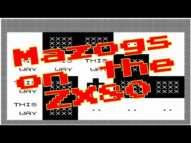 ZX80 Mazogs (Flicker Free) from Paul Farrow (2016) - YouTube