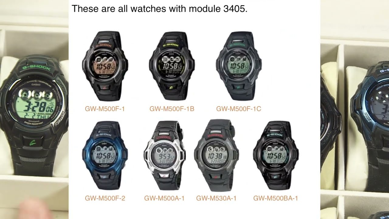 Restoration of a GW-M500F-1C G-Shock Watch - YouTube