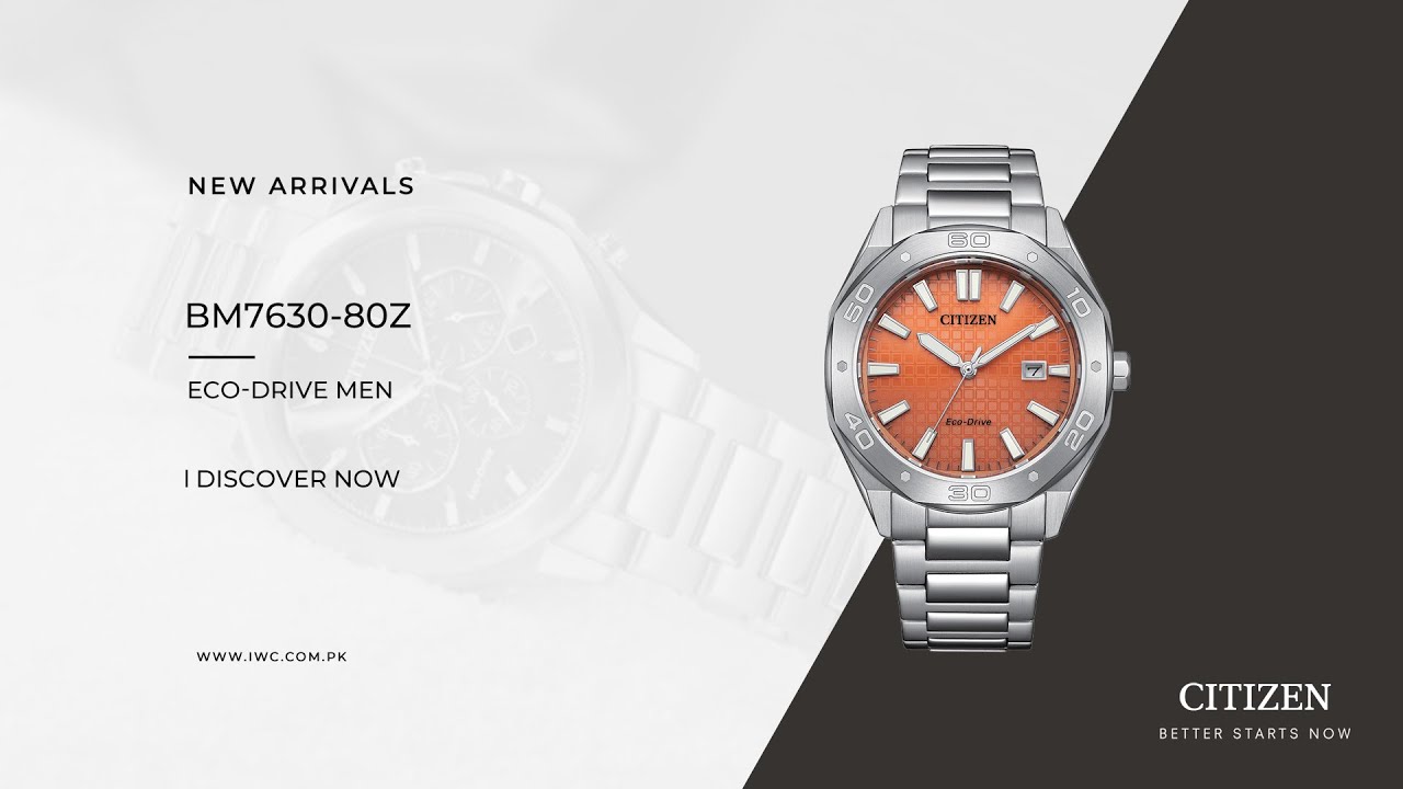 ECO-DRIVE MEN – BM7630-80Z - YouTube