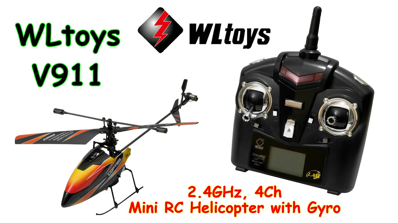 WLToys 4 Channel MicroSeries RC Helicopter V911 - YouTube