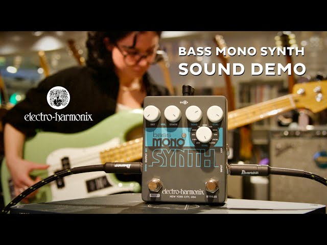 EHX - Bass Mono Synth - Sound Demo (No Talking) - YouTube