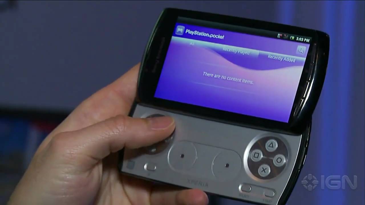 Xperia Play (PSP Phone): Hands On Look - YouTube