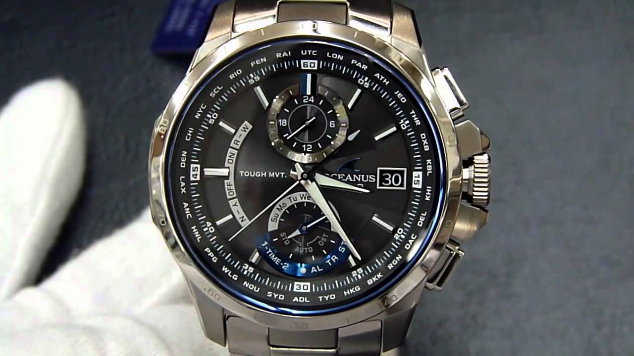 オシアナス OCW-T1000-1AJF ワールドタイムモード - YouTube