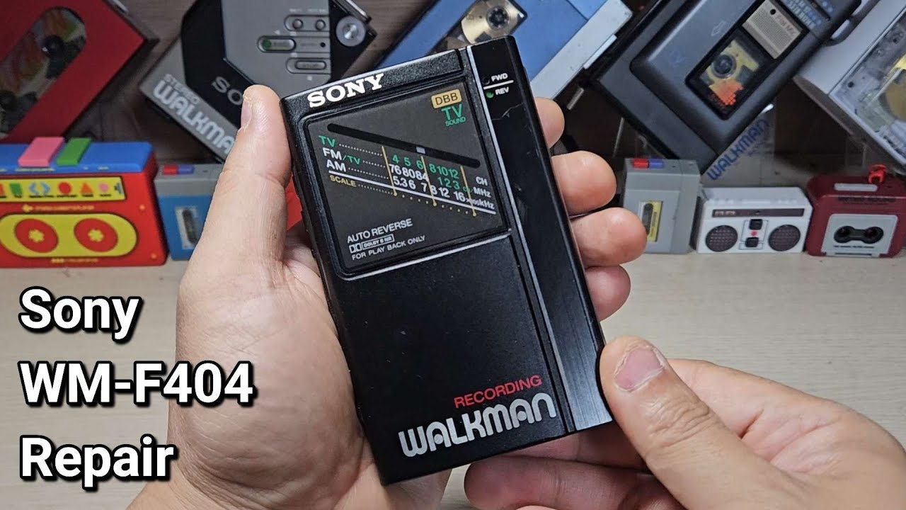Sony WM-F404 Repair Cassette Player Walkman - YouTube