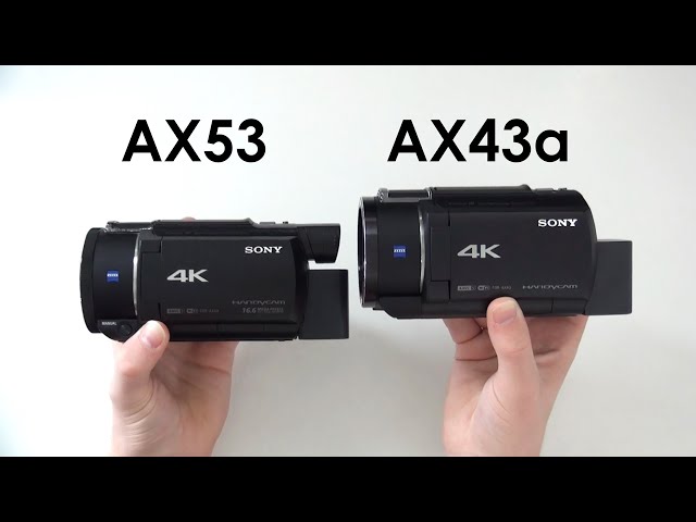 Sony AX43a vs AX53: Which is the BEST 4K Handycam? - YouTube